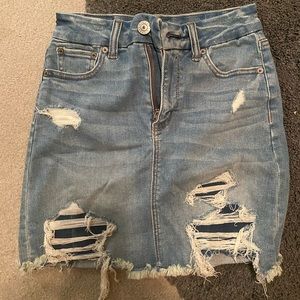 American Eagle tight denim skirt